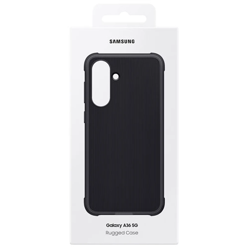 Samsung Rugged Fitted Hard Shell Case for Galaxy A36 - Black