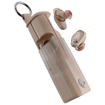 Écouteurs boutons 100 % sans fil à suppression du bruit Method 360 de Skullcandy avec son de Bose – Beige