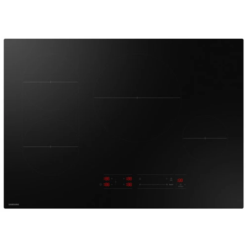 Surface de cuisson à induction de 30 po à 4 éléments de Samsung (CC70F30S2DAA) - Noir