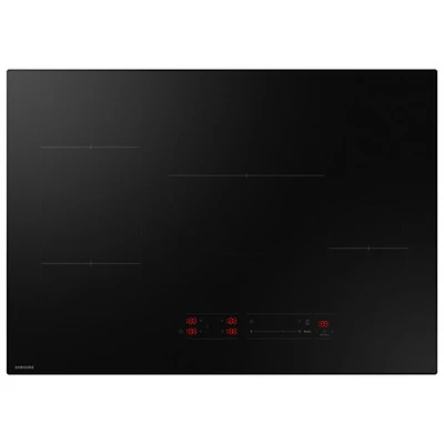 Surface de cuisson à induction de 30 po à 4 éléments de Samsung (CC70F30S2DAA) - Noir