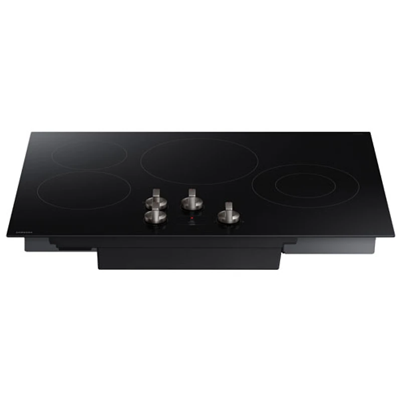 Surface de cuisson électrique de 30 po à 4 éléments de Samsung (NZ30FG5332RKAA) - Noir