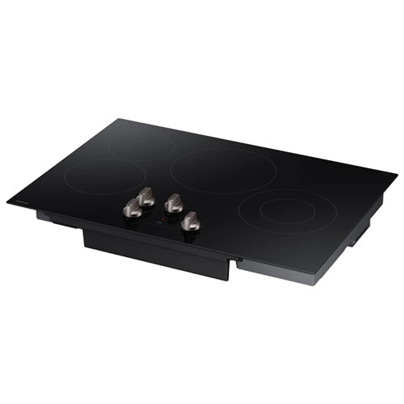 Surface de cuisson électrique de 30 po à 4 éléments de Samsung (NZ30FG5332RKAA) - Noir