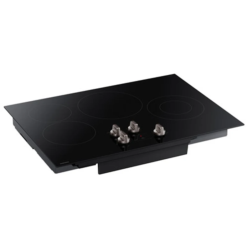 Surface de cuisson électrique de 30 po à 4 éléments de Samsung (NZ30FG5332RKAA) - Noir