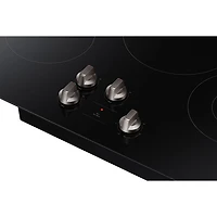 Surface de cuisson électrique de 30 po à 4 éléments de Samsung (NZ30FG5332RKAA) - Noir