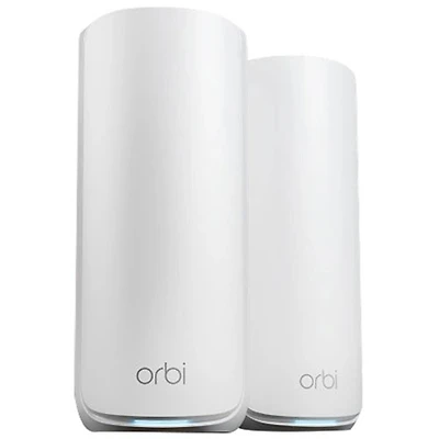 Système Wi-Fi 7 maillé pour maison intégrale Orbi de NETGEAR (RBE872-100CNS) - Ensemble de 2