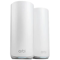 NETGEAR Orbi Whole Home Mesh Wi-Fi 7 System (RBE872-100CNS) - 2 Pack