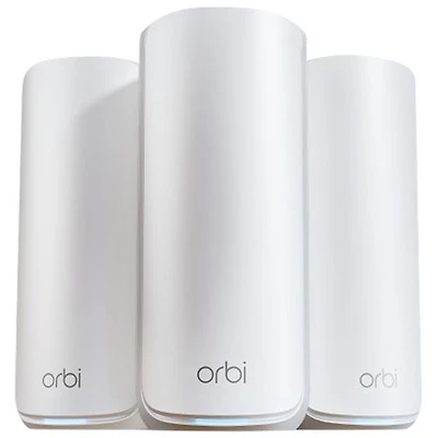 Système Wi-Fi 7 maillé pour maison intégrale Orbi de NETGEAR (RBE873-100CNS) - Ensemble de 3