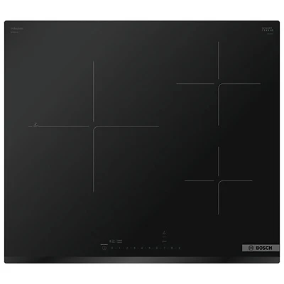 Surface de cuisson à induction de 24 po à 3 éléments de la série 800 de Bosch (NIT8461UC) - Noir