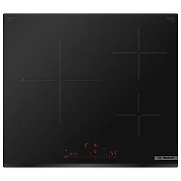 Surface de cuisson à induction de 24 po à 3 éléments de la série 800 de Bosch (NIT8461UC) - Noir