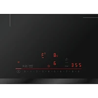 Surface de cuisson à induction de 24 po à 3 éléments de la série 800 de Bosch (NIT8461UC) - Noir