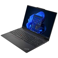 Portable professionnel 16 po ThinkPad E16 2e génération de Lenovo - Noir (Ryzen 7-7735U d'AMD/RAM 16 Go/SSD 512 Go/Windows 11 Professionnel) - Anglais