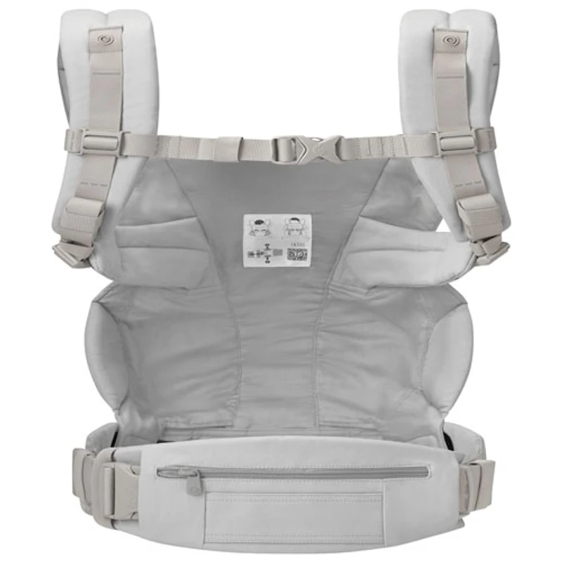 Ergobaby Omni Deluxe Cotton Four Position Baby Carrier - Pearl Grey