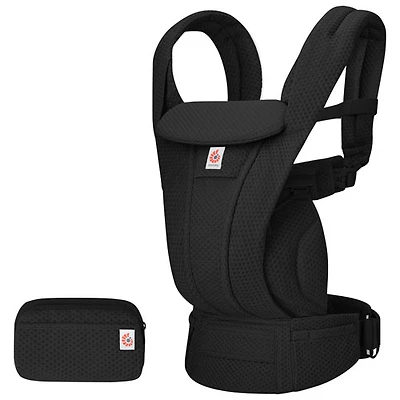 Porte-bébé à quatre positions en filet Omni Deluxe d'Ergobaby - Noir onyx