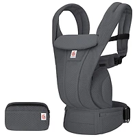 Porte-bébé à quatre positions en filet Omni Deluxe d'Ergobaby - Gris graphite
