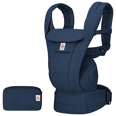 Porte-bébé en coton à quatre positions Omni Deluxe d'Ergobaby - Bleu nuit