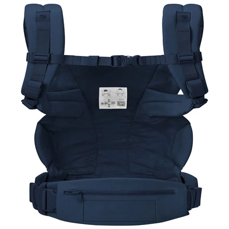 Porte-bébé en coton à quatre positions Omni Deluxe d'Ergobaby - Bleu nuit