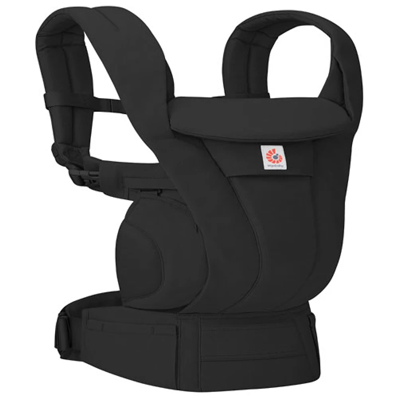 Porte-bébé en coton à quatre positions Omni Deluxe d'Ergobaby - Noir onyx