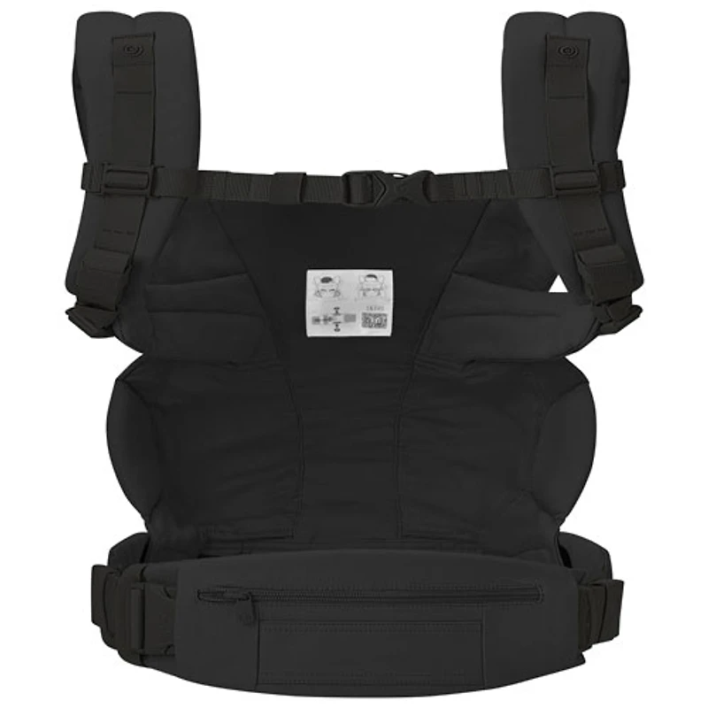 Porte-bébé en coton à quatre positions Omni Deluxe d'Ergobaby - Noir onyx