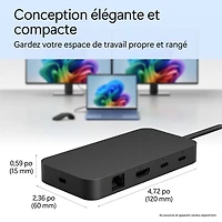 Station d'accueil Surface USB4 de Microsoft
