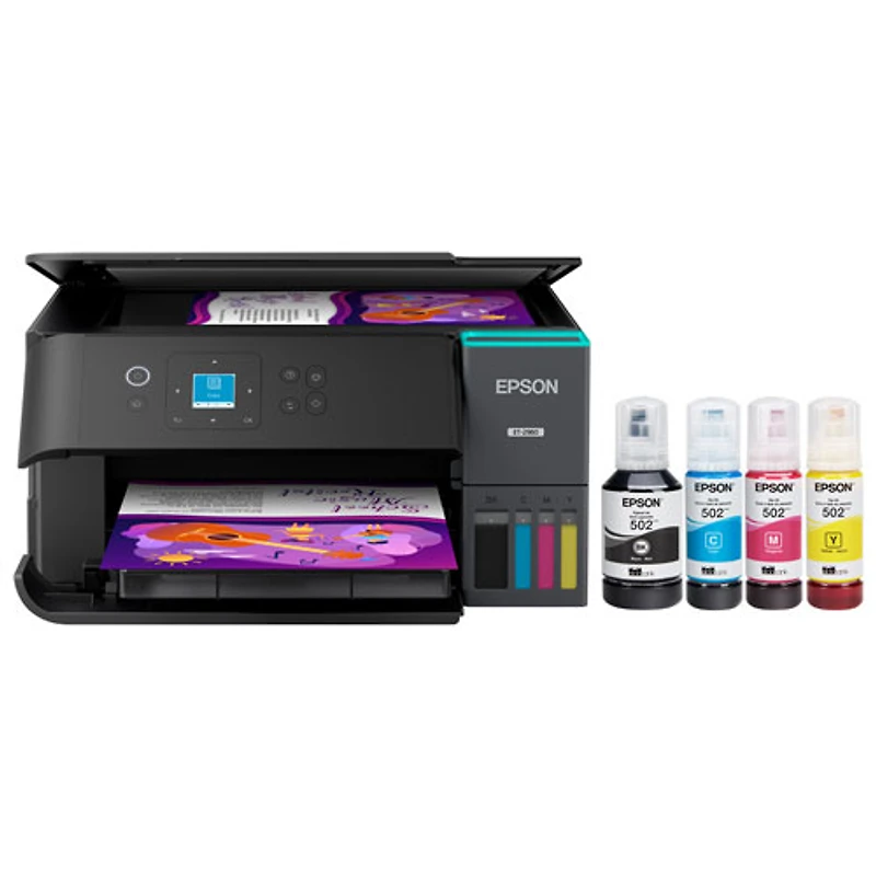 Epson EcoTank ET-2980 Wireless All-In-One Supertank Inkjet Printer - Black