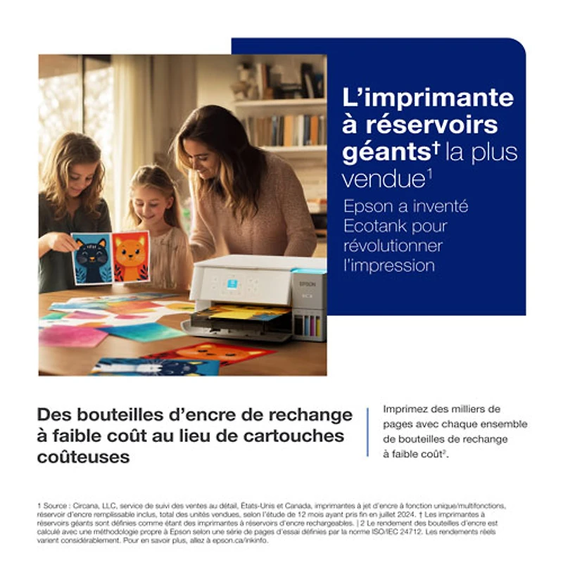 Epson EcoTank ET-2980 Wireless All-In-One Supertank Inkjet Printer - White