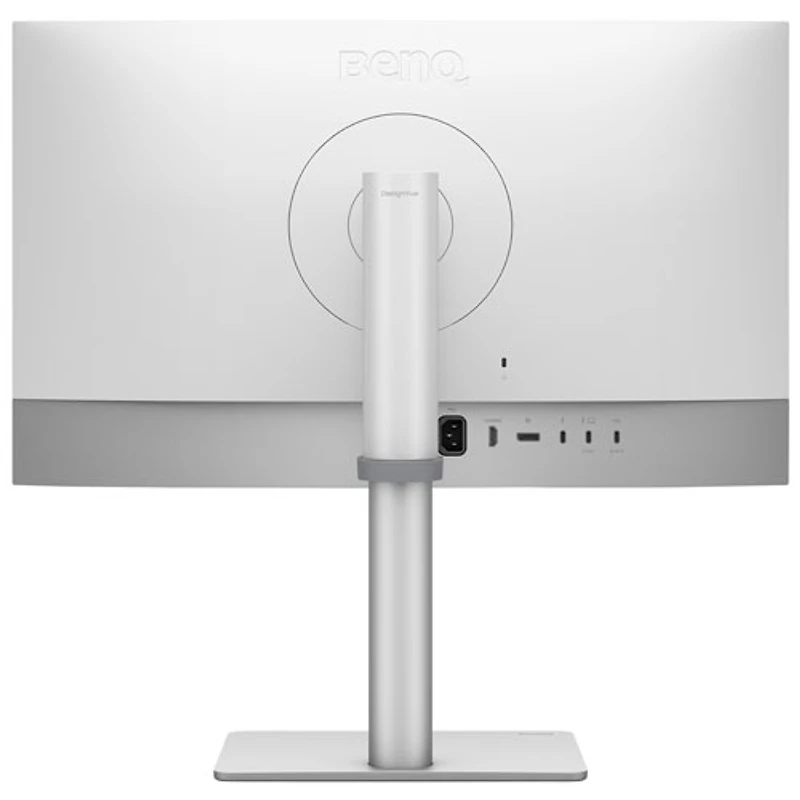 Moniteur de designer DEL IPS 5K 60 Hz de 27 po de BenQ avec temps de réponse gris à gris de 5 ms avec ports Thunderbolt 4 (PD2730S) - Argenté