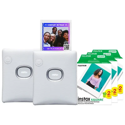 Ensemble d'impression Instax Square Link Biz de Fujifilm