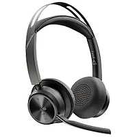 HP Voyager Focus 2 On-Ear Noise Cancelling Bluetooth Headset - Black