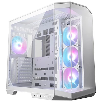 MSI MAG Pano 100R PZ Mid-Tower ATX Computer Case - White