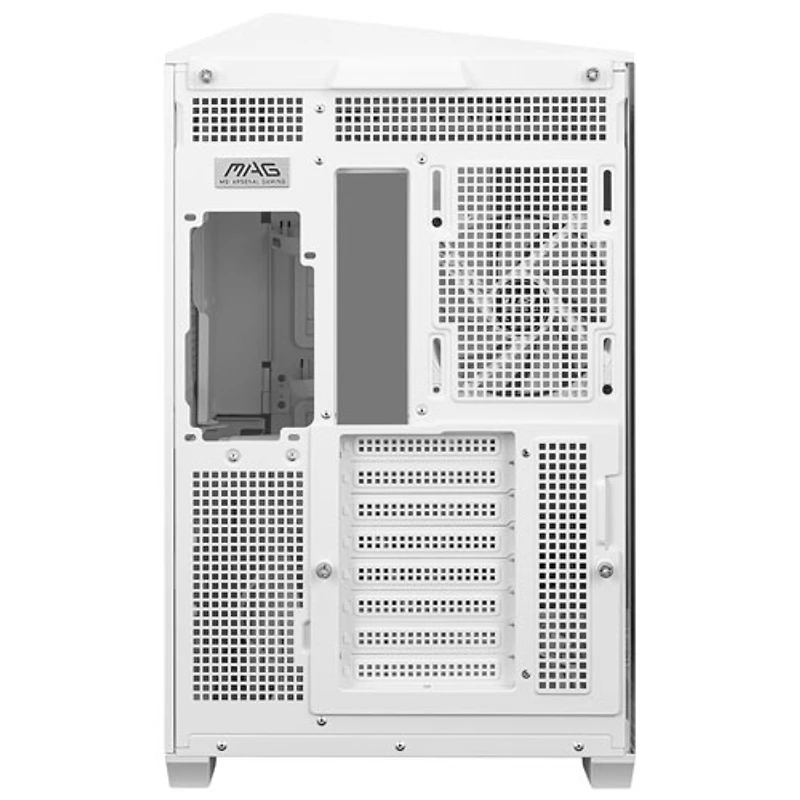 MSI MAG Pano 100R PZ Mid-Tower ATX Computer Case - White