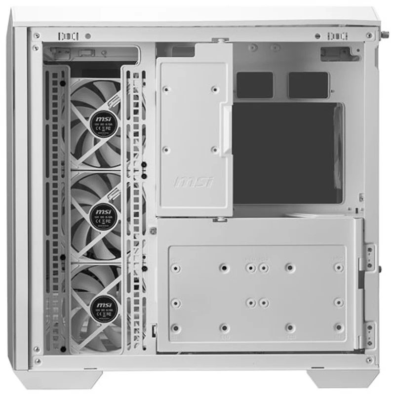 MSI MAG Pano 100R PZ Mid-Tower ATX Computer Case - White