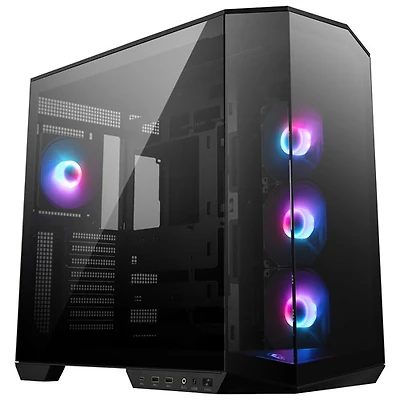Tour d'ordinateur mi-hauteur ATX MAG Pano 100R PZ de MSI - Noir