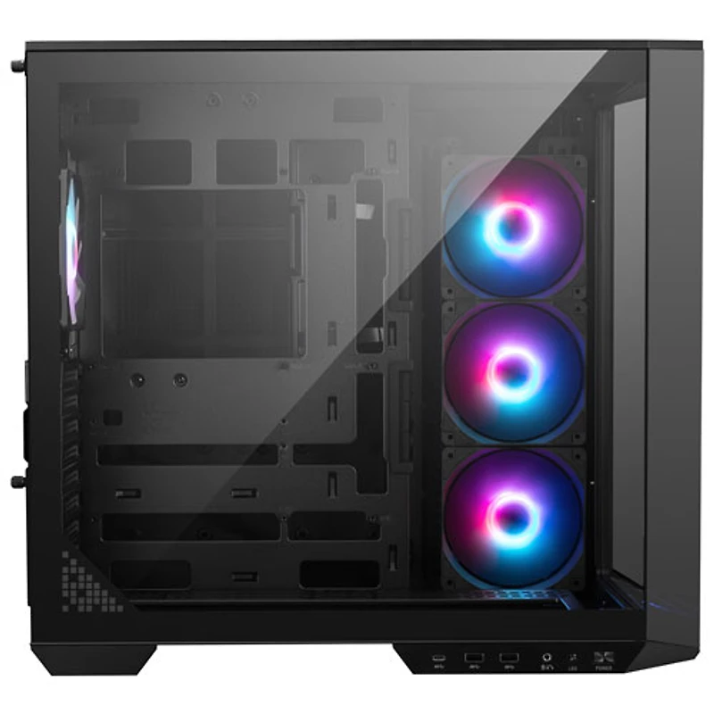 Tour d'ordinateur mi-hauteur ATX MAG Pano 100R PZ de MSI - Noir