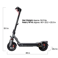 Segway Max G3 Electric Scooter (2000W Motor/ Up to 80km Range/ 45km/h Top Speed)