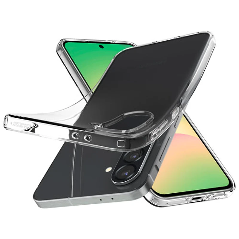 Étui souple ajusté Crystal Flex de Spigen pour Galaxy A56 - Transparent