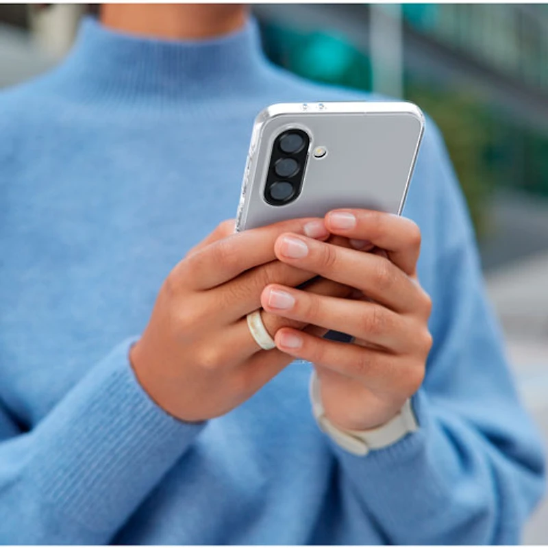 Étui souple ajusté Crystal Flex de Spigen pour Galaxy A56 - Transparent