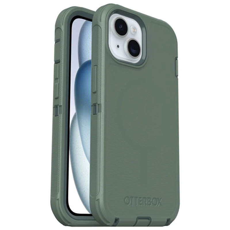OtterBox Defender Pro Fitted Hard Shell Case with MagSafe for iPhone 16E/15/14/13 - Forest Ranger