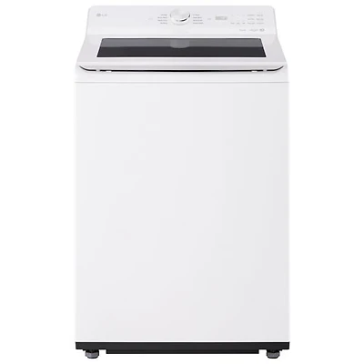 LG 5.6 Cu. Ft. High Efficiency Top Load Agitator Washer (WT8205CW) - Alpine White