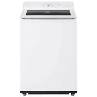 LG 5.6 Cu. Ft. High Efficiency Top Load Agitator Washer (WT8205CW) - Alpine White