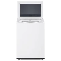 LG 5.6 Cu. Ft. High Efficiency Top Load Agitator Washer (WT8205CW) - Alpine White