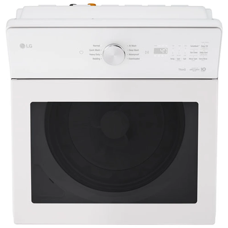 LG 5.6 Cu. Ft. High Efficiency Top Load Agitator Washer (WT8205CW) - Alpine White