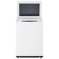 Laveuse à chargement par le haut haute efficacité de 5,8 pi³ avec pulsateur de LG (WT8200CW) - Blanc alpin