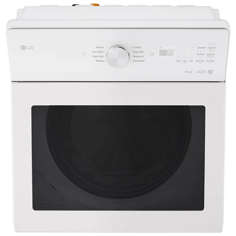 Laveuse à chargement par le haut haute efficacité de 5,8 pi³ avec pulsateur de LG (WT8200CW) - Blanc alpin