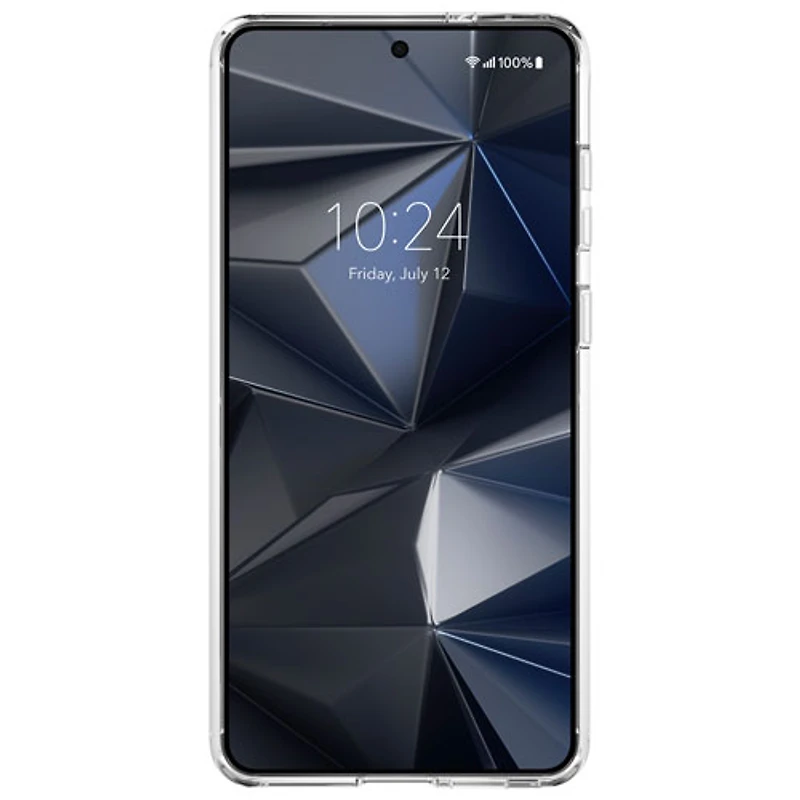 Étui rigide ajusté d'Insignia pour Galaxy S25 Edge - Transparent