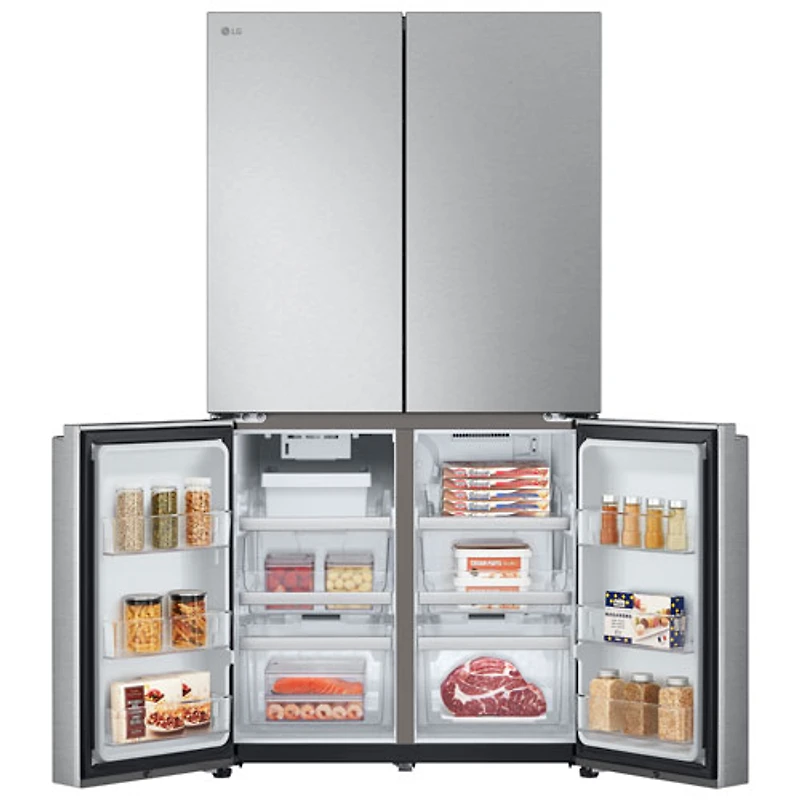 Réfrigérateur à deux portes de 23,6 pi³ de 36 po de LG (LF24C8200S) - Acier inoxydable