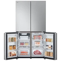 Réfrigérateur à deux portes de 23,6 pi³ de 36 po de LG (LF24C8200S) - Acier inoxydable