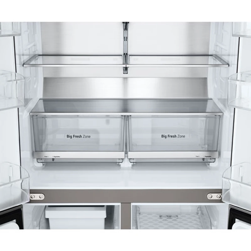 Réfrigérateur à deux portes de 23,6 pi³ de 36 po de LG (LF24C8200S) - Acier inoxydable