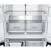 Réfrigérateur à deux portes de 23,6 pi³ de 36 po de LG (LF24C8200S) - Acier inoxydable