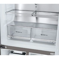 Réfrigérateur à deux portes de 23,6 pi³ de 36 po de LG (LF24C8200S) - Acier inoxydable
