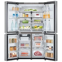 Réfrigérateur à deux portes de 23,6 pi³ de 36 po de LG (LF24C8200S) - Acier inoxydable